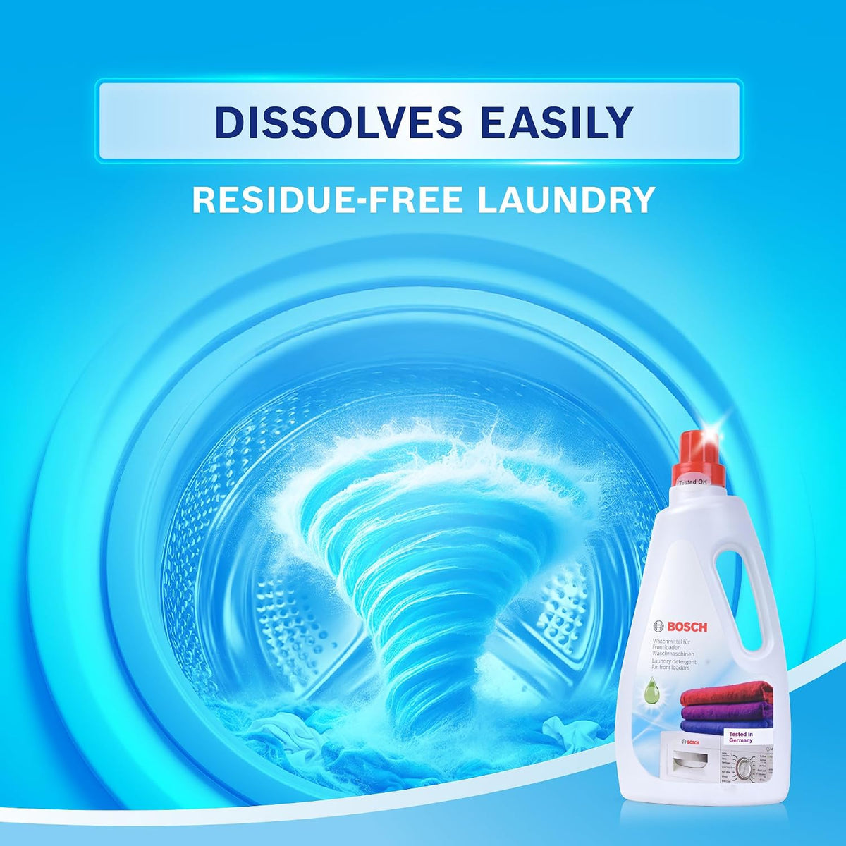 Bosch Detergent for Front Load Washing Machine - 1 L (pack of 4)