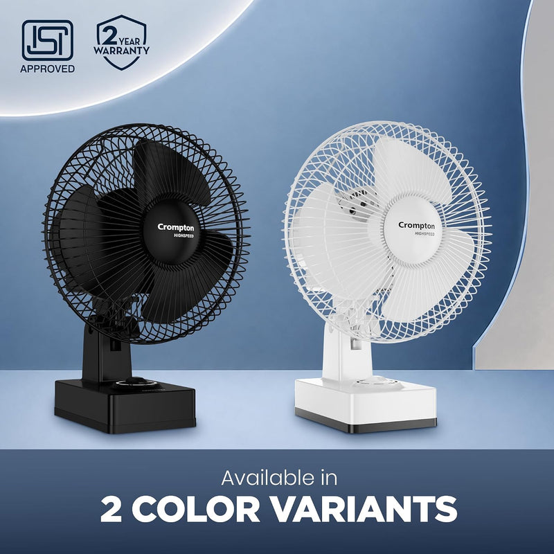 Crompton CITO PRO HS Wall cum Table Fan 225 mm-5