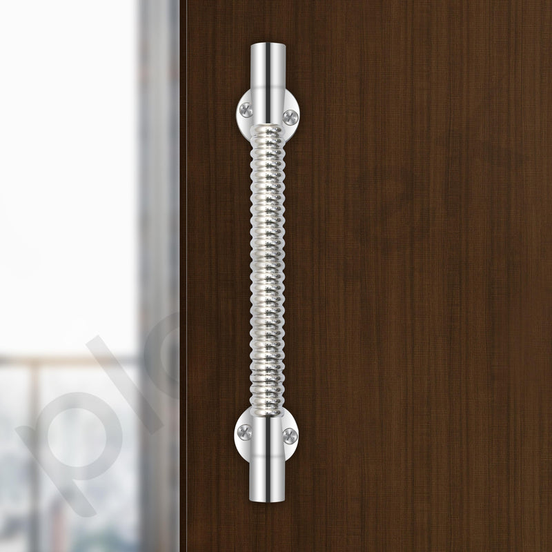 Plantex Main Door Handle/8 Inch Pooja Room Pull Push Handle/Door Handle for Main Door - Pack of 2 (S-141,Chrome) - 3 Years Warranty-5