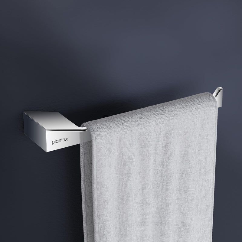 Plantex Smero Pure Brass Napkin Holder/Ring/Hand Napkin Holder for Wash Basin/Bathroom Accessories - Arrete(Chrome)-1
