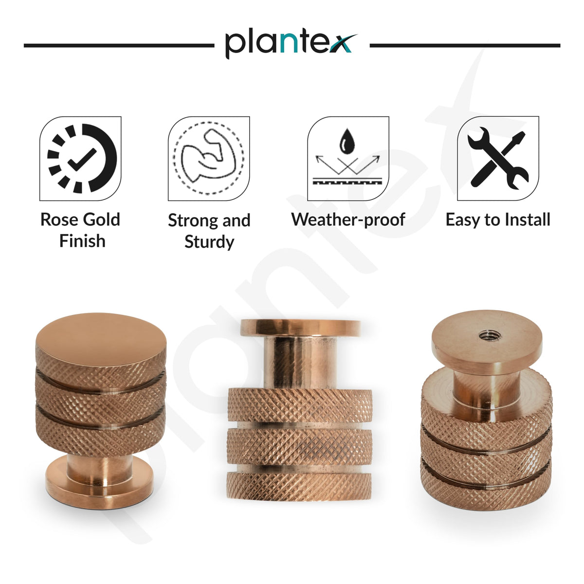 Plantex Knobs for Drawer/Drawer Knobs/Cabinet Knobs/Drawer knobs Handle/Pull-Push Knobs for Home/Office Drawers - Pack of 1 (Rose Gold)-4