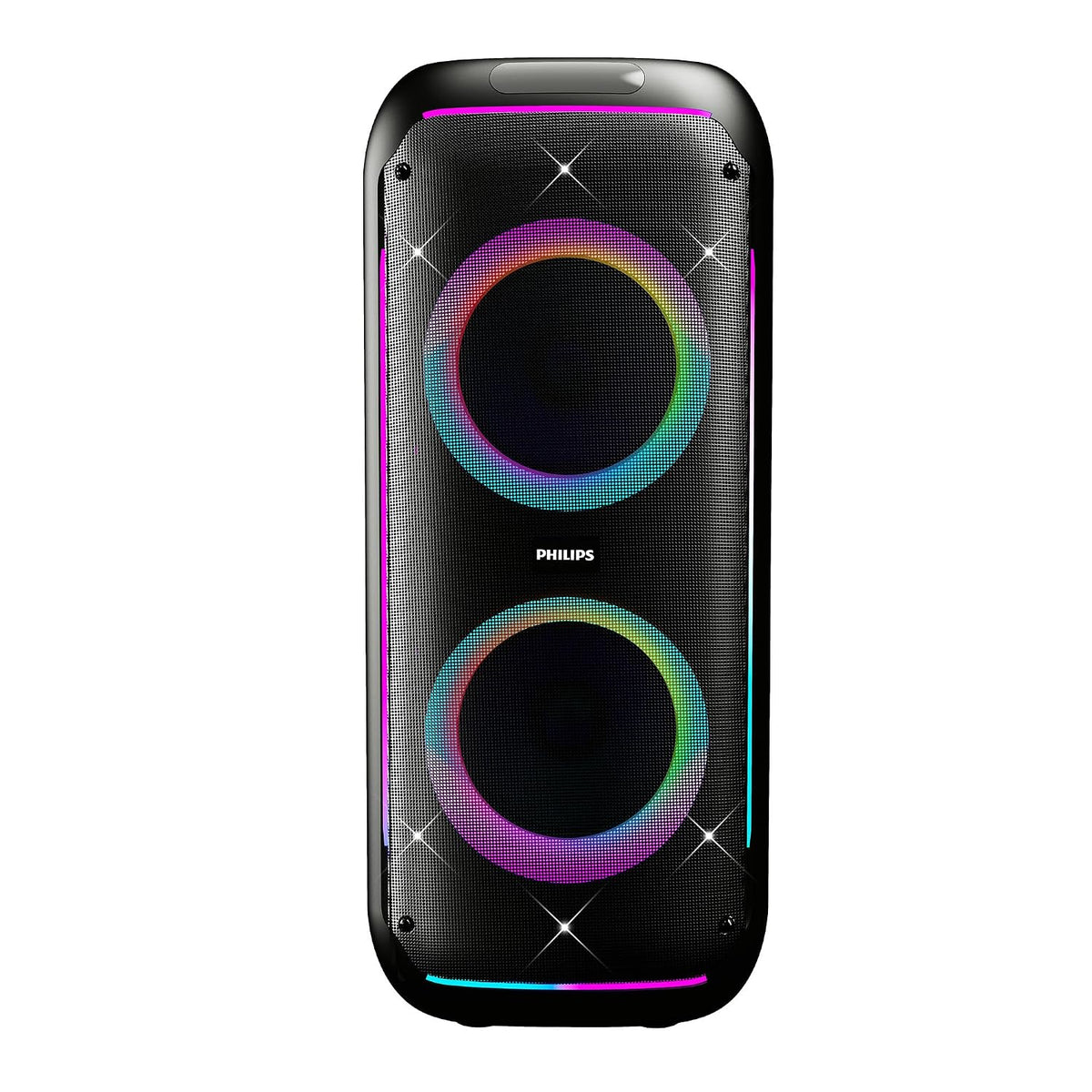 Philips TAX4910/94 120W Wireless Bluetooth Party Speaker with Remote, RGB Lights, 10H Playtime