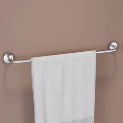 Plantex Stainless Steel Single Towel Rod/Towel Bar/Towel Holder/Towel Hanger for Bathroom/Bathroom Accessories - 24 Inch (Chrome)-1