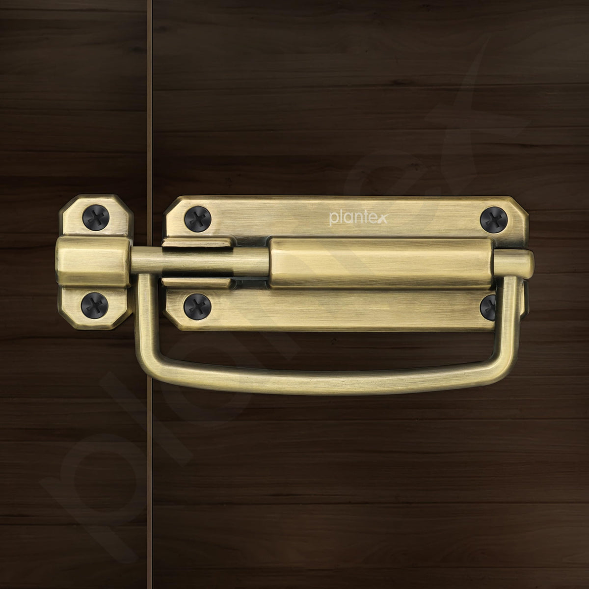 Plantex Door Stopper/5 Inch Baby Latch Kadi/Door Latch for Bathroom/Door Lock for Home/Office Doors - Pack of 3 (Brass Antique)-6