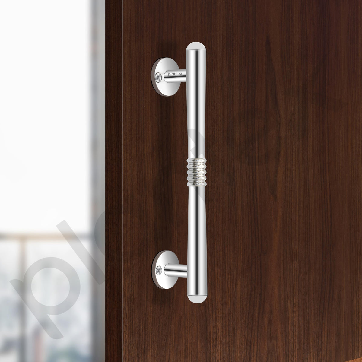 Plantex Door Handle/Pooja Room Handle/8 Inch Door Handles for Main Door/Pull Push Handle/3 Years Warranty - Pack of 1 (S-142, Chrome)-6