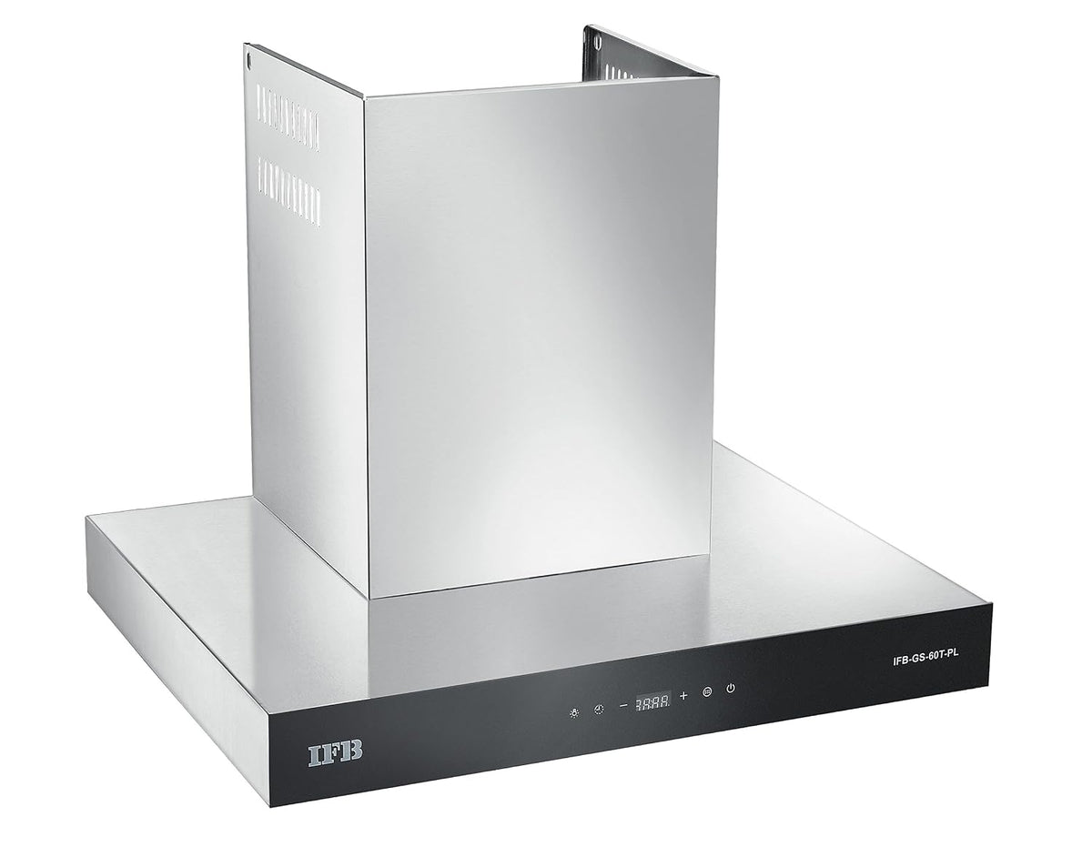 IFB 60cm 1050 m3/hr Chimney (GS-60T-PL, 2 Cassette Filters, Touch Control, Silver)