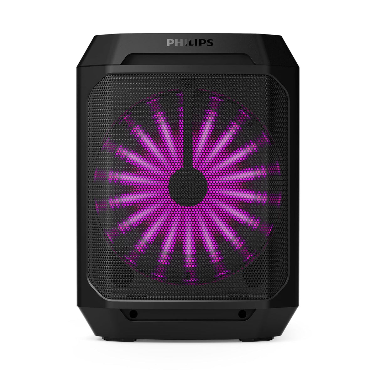 Philips TAX2208 Bluetooth Party Speaker with Free Wired Mic, 8 Speaker System, 30W Max Sound Output