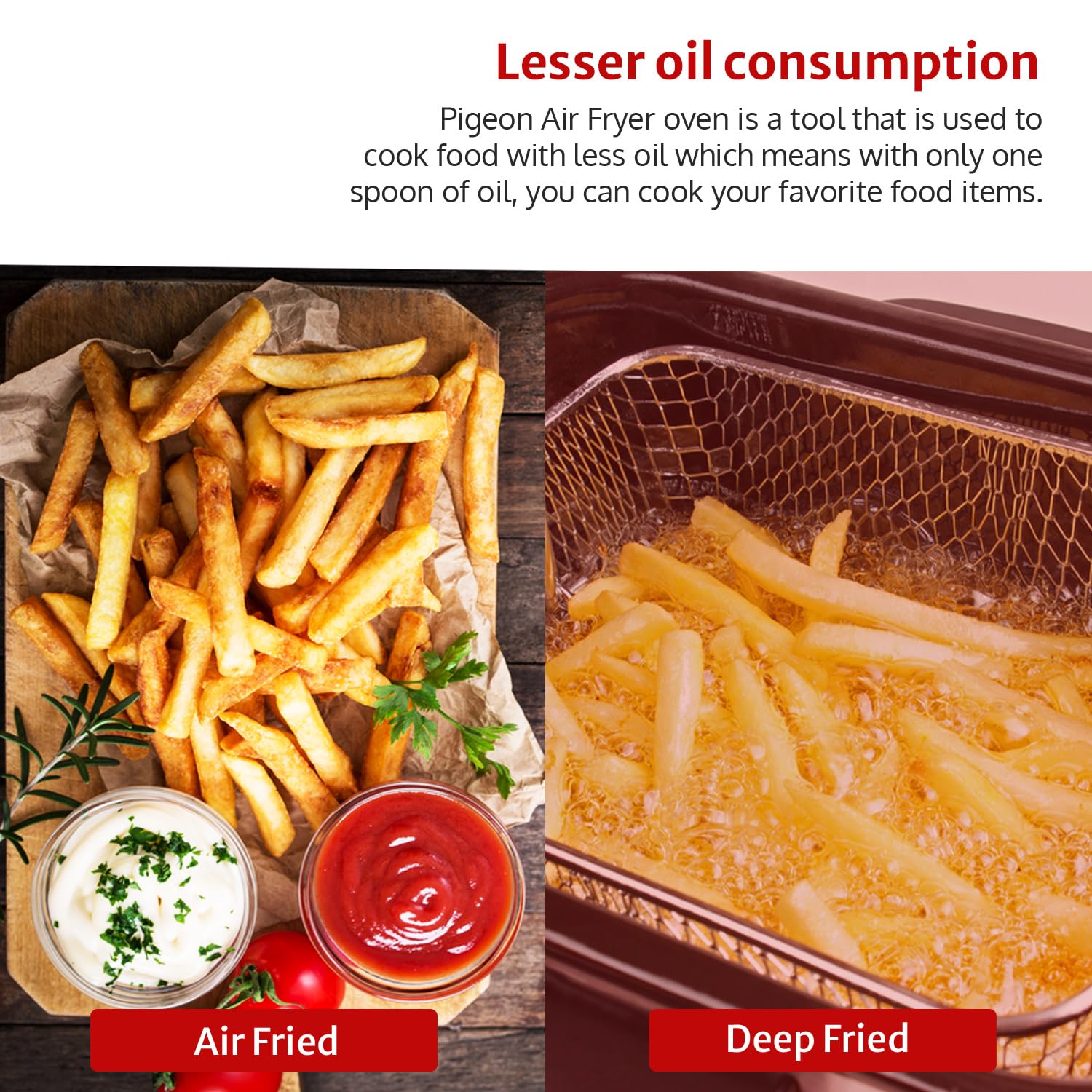 Pigeon by Stovekraft Air Fryer Oven 25L | 2-in-1 Appliance (OTG + Airfryer) | 1400 Watts | Air Fry, Bake, Broil, Toast, Defrost (Black) | Without Rotisserie