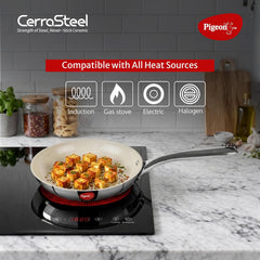 Pigeon CERRASTEEL Beige Ceramic Fry PAN 260