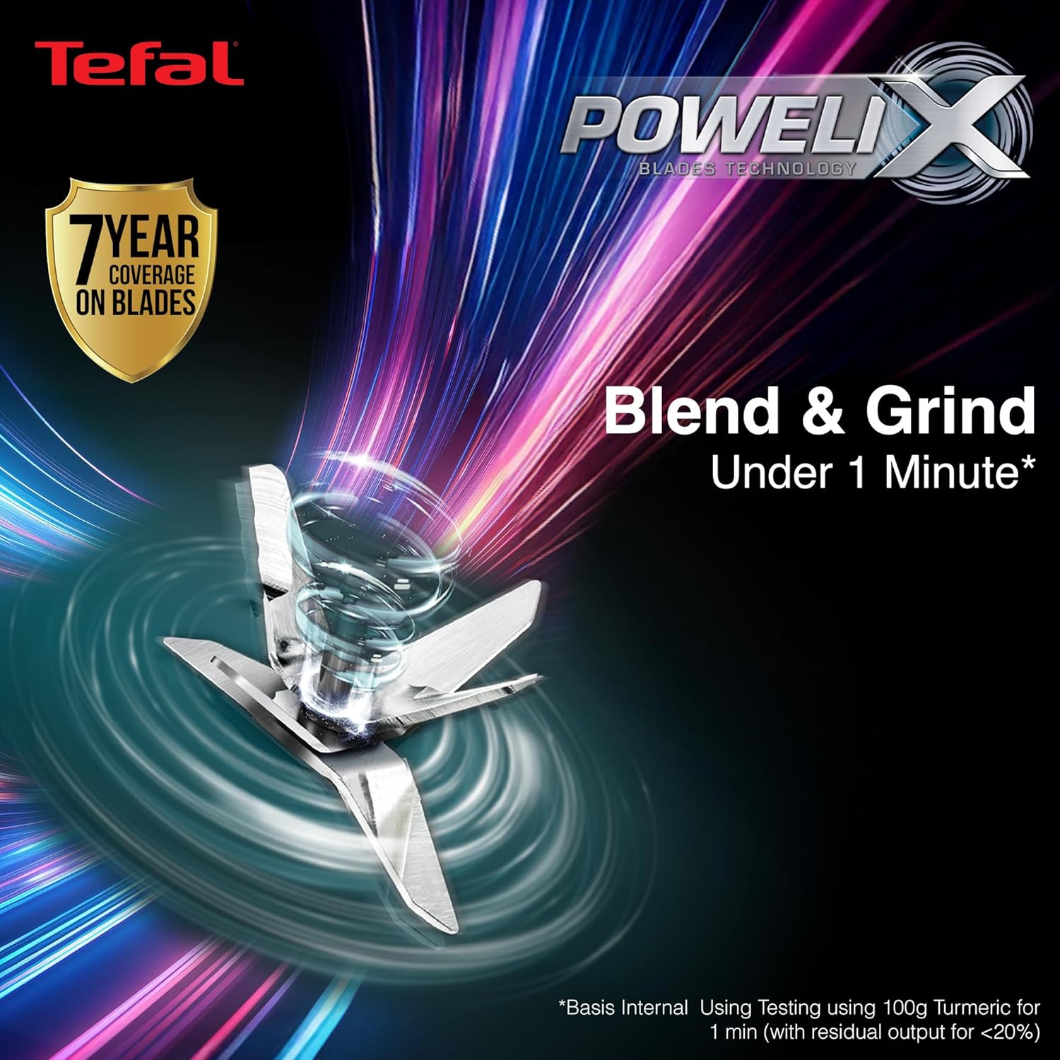 Tefal Puregrind Mixer Grinder, 800W Heavy-Duty Copper Motor, Advanced Lid Jar Interlocking Leakproof Jars | Hands Free Operation | Europe’s No.1 Brand | 3-Year Product Coverage | 5 Year Motor Coverage