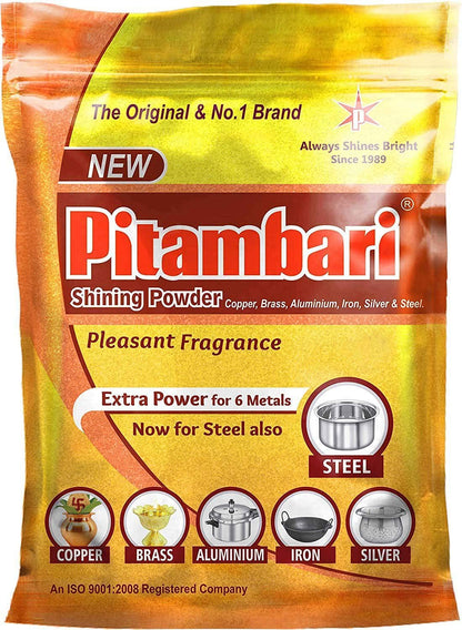 Pitambari Shining Powder - 200g | For 6 Types of Metals (pack of 1)