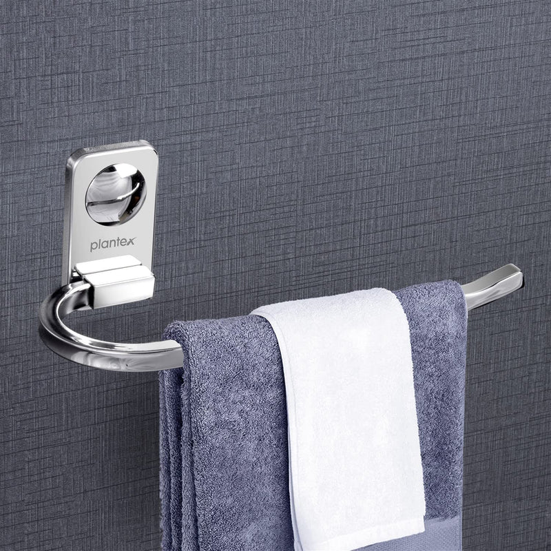 Plantex Stainless Steel Wall Mount Bath Accessories/Bathroom Hanger for Towel/Napkin Ring/Tumbler Holder/Soap Dish/Robe Hook (Chrome, Pack of 5)-4