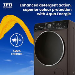 IFB 10 Kg 5 Star AI Eco Inverter Fully Automatic Front Load Washing Machines with Wifi (Executive Plus MXC 1014, Mocha, 
