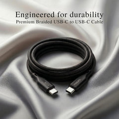 Philips DLC4130CB/94 65W Type-C to Type-C Fast Charging Cable (1m, Dark Slate)