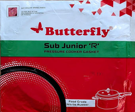Butterfly Sub Junior R Pressure Cooker 3L Gasket Food Grade Nitrile Rubber, Compatible with 2L,3L (Standard/Standard Plus/Friendly/Elegant Plus/Superb Plus/Pearl Plus/Cordial/Amigo/Legacy)