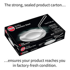 Hawkins Tri-Ply Stainless Steel Tava 22 cm, 3.5mm Induction Compatible