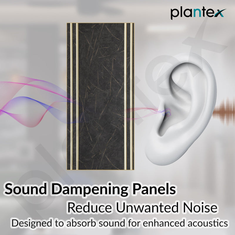 Plantex Louvers Panel for Wall/8 Feet Wall Panels/3D Charcoal Panel for Interior Walls Decor - Pack of 5 Covers - 40 Sq. Ft, Size-1 Feet x 8 Feet (WD-2208)-5