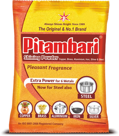 Pitambari Shining Powder - 200g | For 6 Types of Metals (pack of 1)