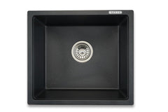 Faber Verona Ingranite18"X16"Single Bowl Sink|Includes Plumbing Waste Kit|25 Years Warranty|Silent,Scratch,Dent & Heat R
