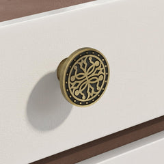 Plantex Knobs for Drawer/Round Drawer Knobs/Knobs for Cabinets/Pull-Push Knobs for Kitchen/Bedroom Drawer - Pack of 1 (DTK-301, Brass Antique)-3