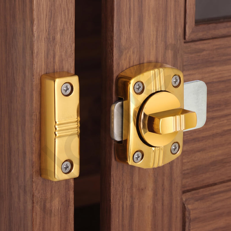 Plantex Latch Lock for Door/Baby Latch for Bathroom/Latch Lock for Main Door/Door Stopper - Pack of 1 (PVD Gold)-6