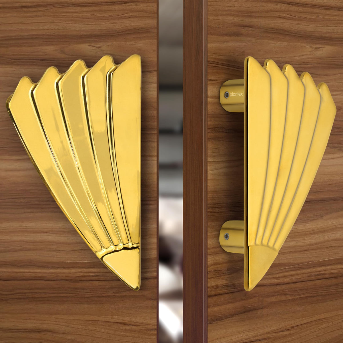 Plantex Door Handle/6 Inch Main Door Handle/Handle for Wooden Door/Pull-Push Door Handle/Door Accessories (Pack of 1, Gold)