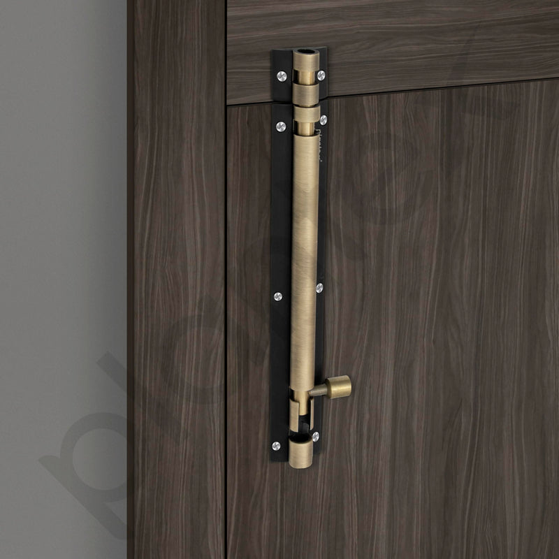 Plantex Stainless Steel 8-inch Tower Bolt/Tower Bolt for Home,Offices Doors and Windows/Tower Bolt for Main Door/Wardrobe Door Latch/Kundi/Chitakini/Door Latch - Pack of 1 (703, Brass Antique)-5