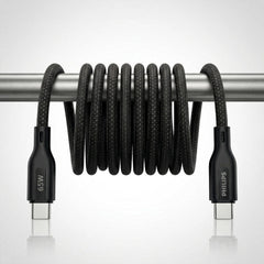 Philips DLC4130CB/94 65W Type-C to Type-C Fast Charging Cable (1m, Dark Slate)