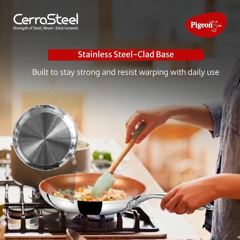 Pigeon CERRASTEEL Copper Ceramic Fry PAN 260