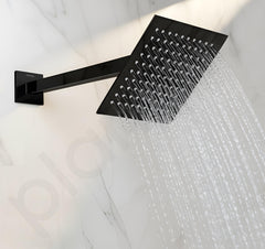 Plantex 14-Inch Shower Arm for Overhead Shower/Stainless Steel Shower Pipe/Wall Mount Bathroom Fitting with 1⁄2-Inch Thread - Pack of 1 (Black) (Model APS-1343)-4