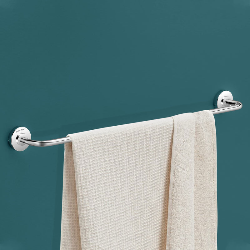Plantex 304 Grade Stainless Steel Bathroom Accessories Set of 3 - Towel Hanger/Napking Holder/Dual Soap Holder for Bathroom - Daizy (Chrome)-5