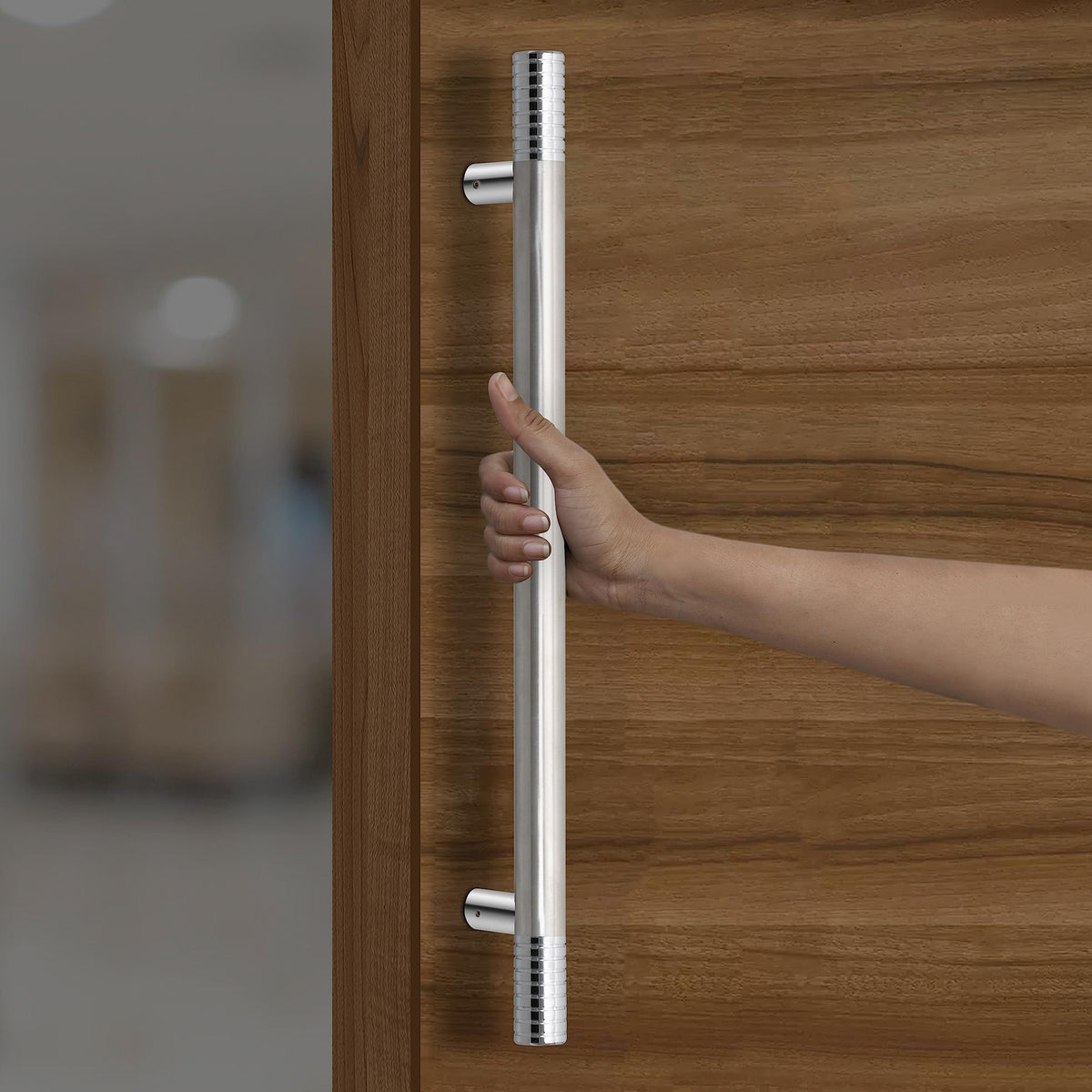 Plantex Heavy Duty Door Handle for Main Door/Pull Push Door Handle/24 inch Main Door Handle/Handle for Home/3 Years Warranty Pack of 1 (Satin)-5