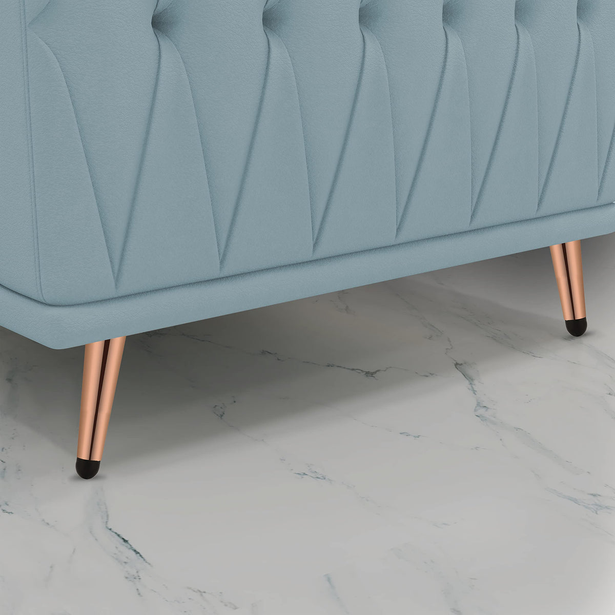 Plantex Heavy Duty Stainless Steel 6 inch Sofa Leg/Bed Furniture Leg Pair for Home/Furniture Sofa Legs for Table/Support Legs/Furniture Leg (Rose Gold) Set of 4 Pcs