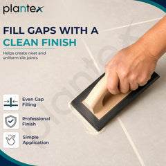 Plantex Lexora Premium Tile Grout/Waterproof Tile Gap Filler for Kitchen & Bathroom Wall Tiles Joint Filler/Crack Resistant/Chemical Resistant/Stain Resistant 1 kg (Ivory)-3