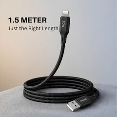 Philips DLC4150VB/94 20W iPhone Original Type-A to Lightning Fast Charging Cable (1.5m, Dark Slate)