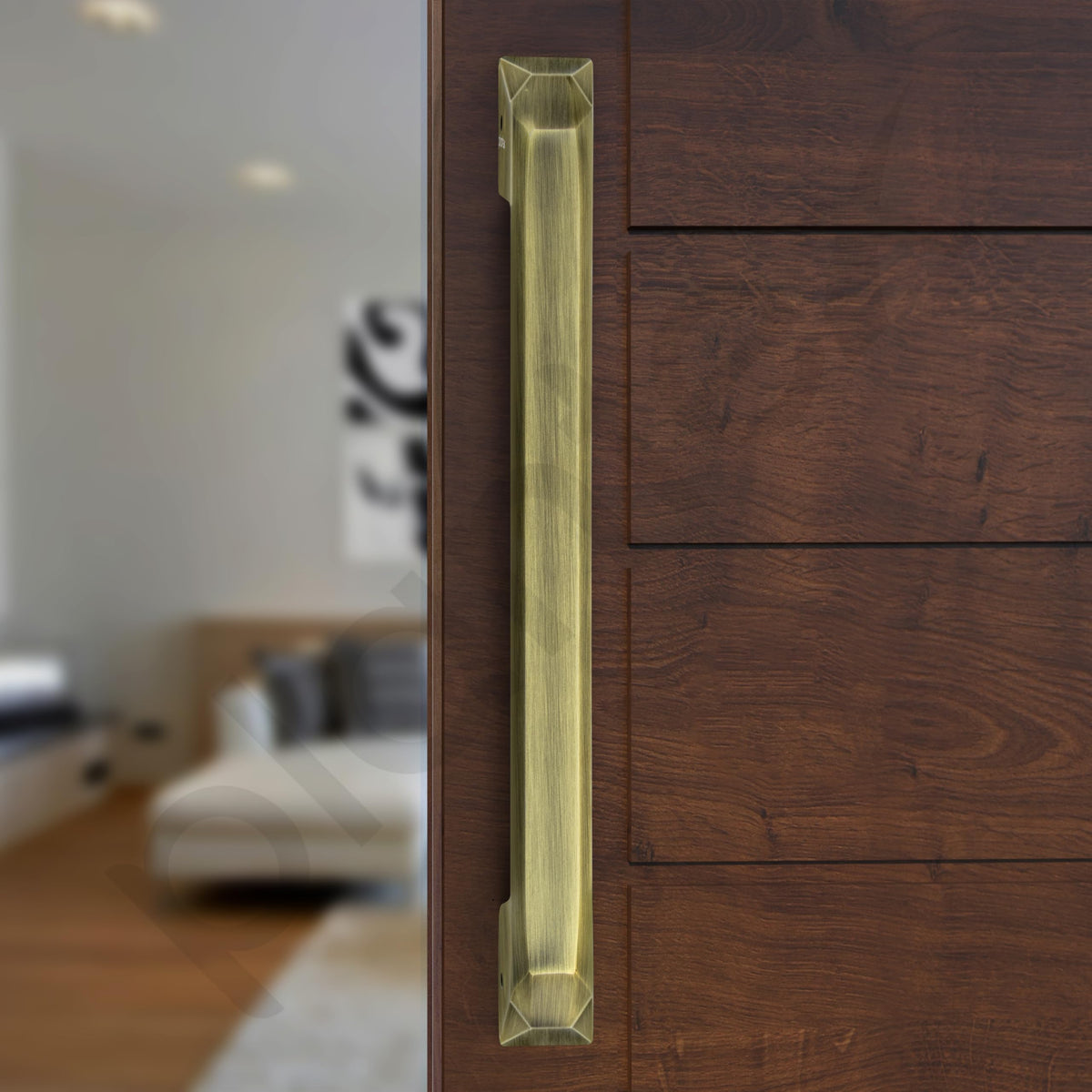 Plantex Door Handle/Main Door Handle/14 Inch Pull-Push Handle for Home & Office/3 Years Warranty Pack of 1 (SH-351, Brass Antique)-6