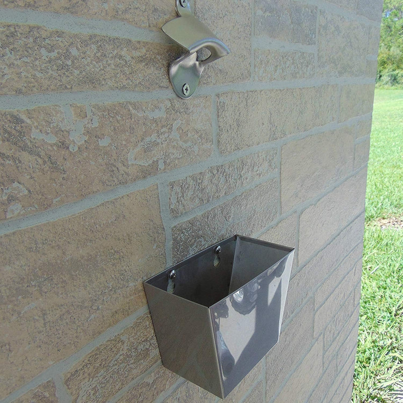 Dynore Stainless Steel Heavy Duty Wall Mounted Bottle Opener for Home, Indooor Outdoor Opener
