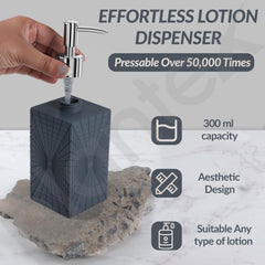Plantex Polyresin Bathroom Accessories Set Soap Dispenser/Toothbrush Holder/Tumbler Holder/Soap Dish - 4 Piece(924)-5
