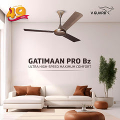V-Guard Gatimaan Pro BZ 1200 mm Ceiling Fan (Pearl Brown)-2