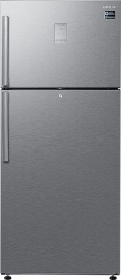 Samsung 530 L, 1 Star, Optimal Fresh+, Digital Inverter, Frost Free Double Door Refrigerator (RT56C637SSL/TL, Silver, Real Stainless)