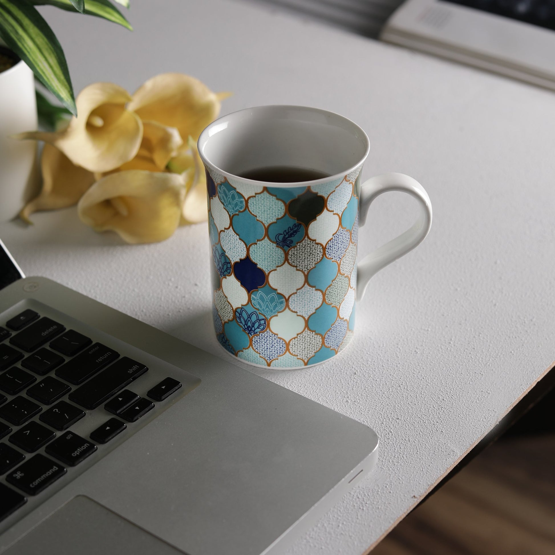 Clay Craft Fine Ceramic Milk Mug Single Piece 350 ml - Gifts for Brother, Sister, Father,Mother, Realtives, Friends, Girlfriend, Boyfriend, Boss, Colleagues on Any Occassion (Birthday)