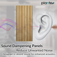 Plantex PVC 3D Fluted Wall Panels for Interior Decor/Louvers Wall Panel 10 Feet/Eco-Friendly PVC Panels/Pack of 3 Covers 30 Sq. Ft (Golden Oak - 9G)-5