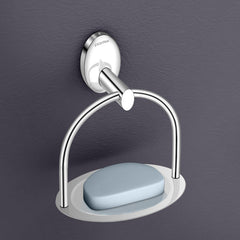 Plantex 304 Grade Stainless Steel Soap Holder Stand for Bathroom/Soap Dish/Soap Holder/Soap Stand/Bathroom Accessories - Oreva(Chrome)-1