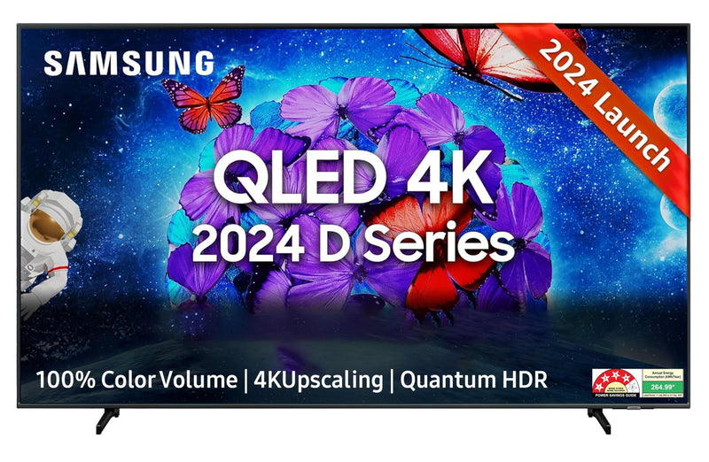 Samsung 163 cm (65 inches) Vision AI 4K Ultra HD Smart QLED TV QA65QEF1AULXL