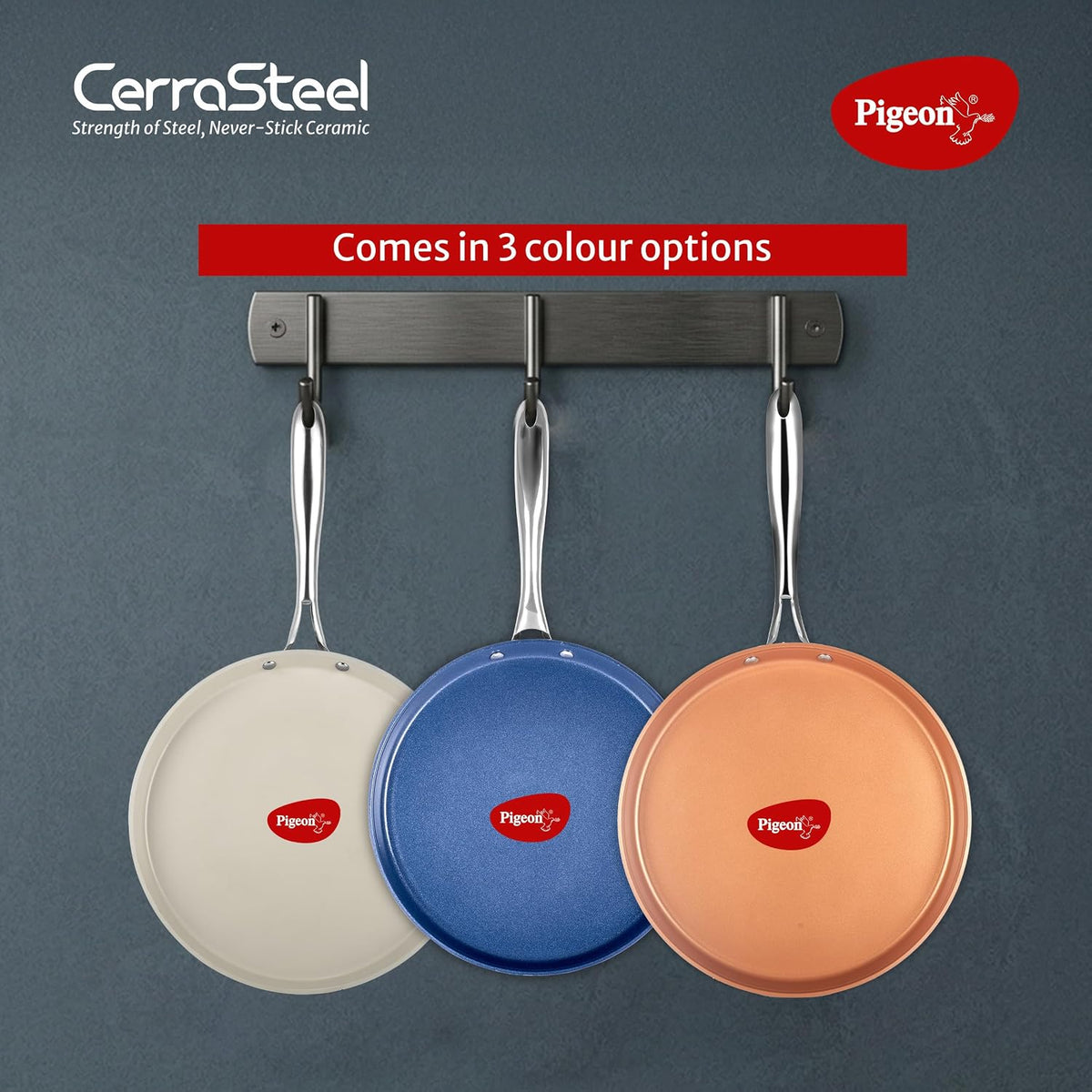 Pigeon Cerrasteel Ceramic Coated Non-Stick Flat Tawa