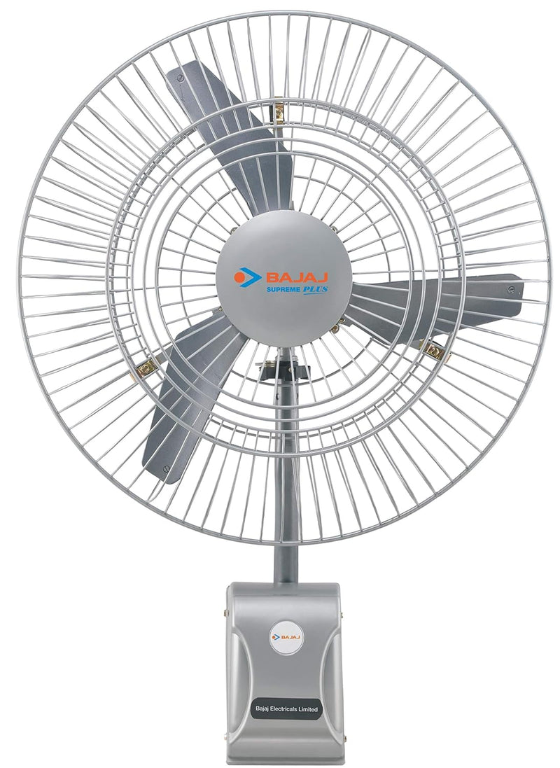 Bajaj Supreme Plus Wall Air Circulator ( 450 mm, Grey)-1