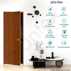 Plantex Doors for Bathroom (25 mm - Thickness)/WPC Bathroom Door/2.25x6.75 Feet Wooden Finished Door for Home/Balcony/Office/Kitchen, Density-550 (27x81 inch,20 kg- Classic Wooden)-3