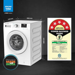 Voltas Beko, A Tata Product 7 Kg 5 Star Inverter, Quick 14-Min Wash Fully Automatic Front Load Washing Machine (WFL7012B7JVBKA/WXV, White, Inbuilt)-5