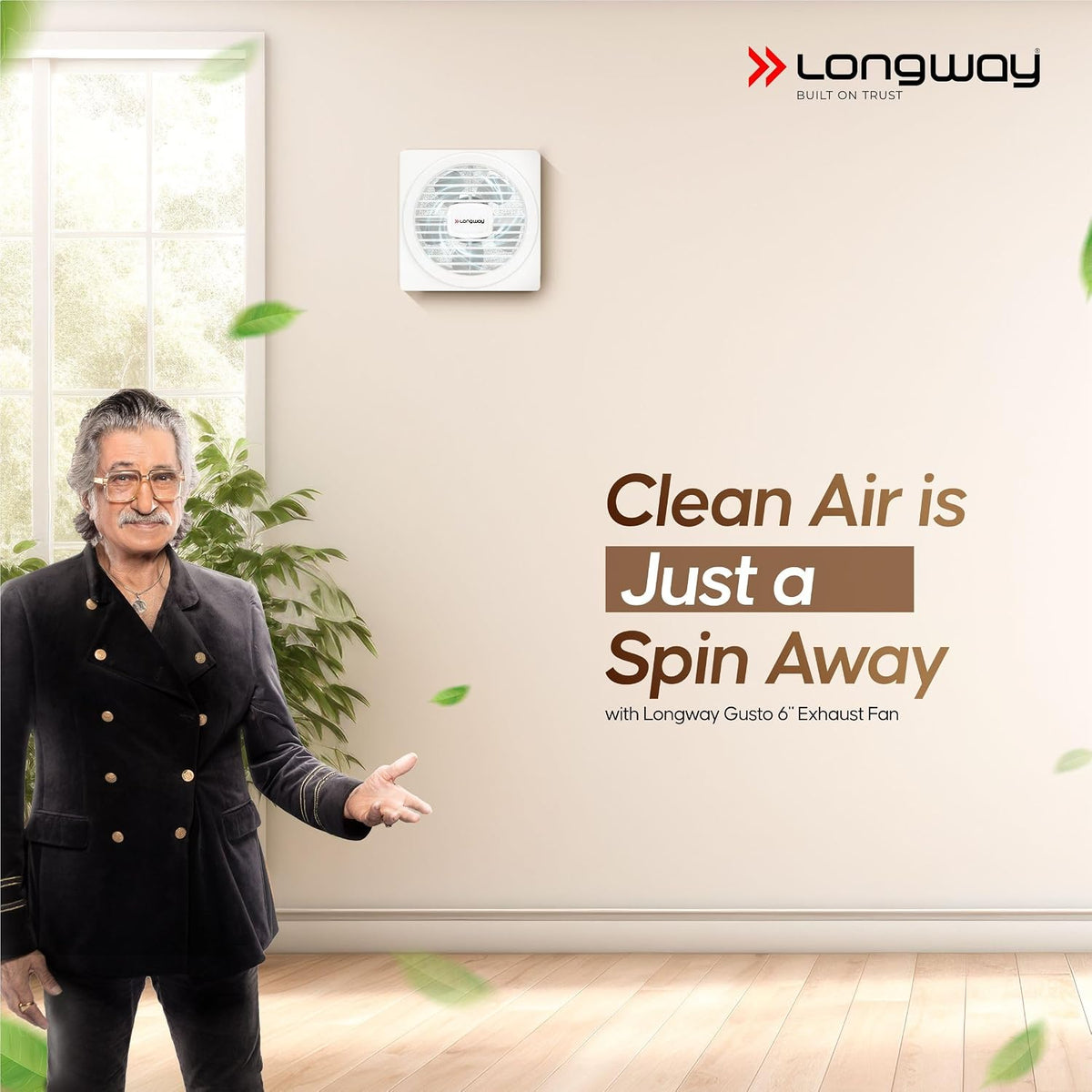 LONGWAY Gusto 6 Inch 150 mm Energy Efficient Exhaust Fan-2