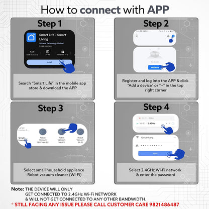 AGARO Alpha Robot Vacuum Cleaner, Brush, Dry Vacuum & Wet Mop, Automatic Cleaning, Upto 3200Pa Strong Suction, Rechargeable, App Control, Lidar Navigation, Editable Map to Clean, Hard Floor & Carpet